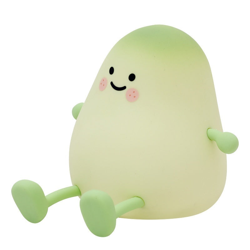 Mango Night Lamp - Soft Silicone LED Light | Squiloo