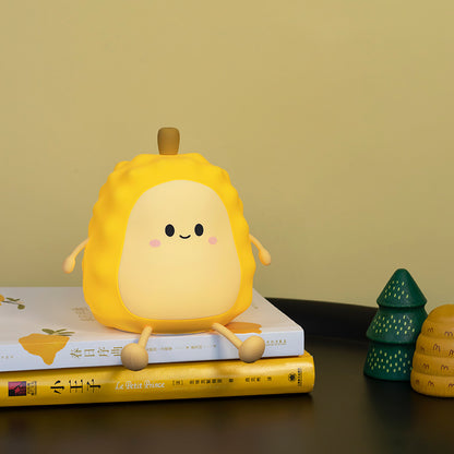 Durian Night Lamp - Soft Silicone LED Light | Squiloo