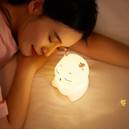 Deer Night Lamp - Soft Silicone LED Light | Squiloo